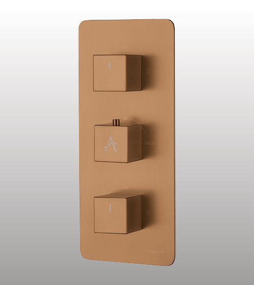 Graphite Grey High-Flow Thermostatic Diverter With Six Outlets (20mm Inlet) – Aquant India